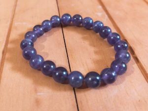 pulsera mineral de 8mm de amatista