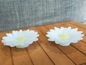 Pack velas Margaritas 10 cm