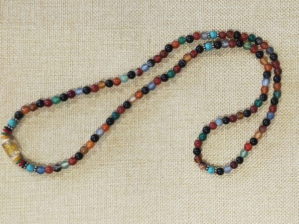 japa mala agata india mantra om many padme hum