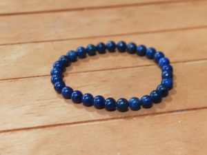pulsera mineral de lapislázuli