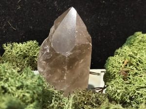 puntas cuarzo ahumado lemuriano