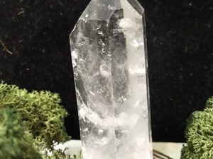 Punta cristal de roca lemuriana pieza12