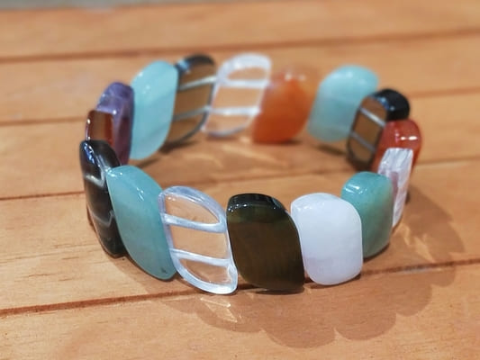 Pulsera 7 chakras cabujones mediana