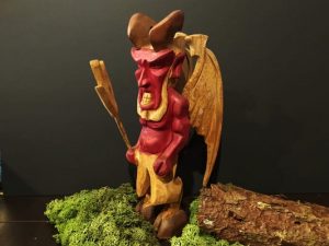 Abita de madera 34cm