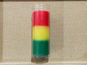 Velón tres colores
