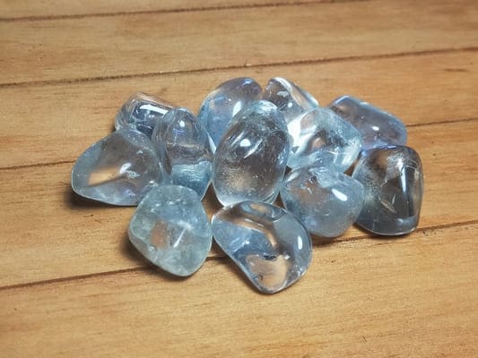 cantos rodado cuarzo transparente 1'5x2'5cm