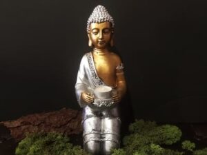 figura de piedra Buda 33x12x11'5.