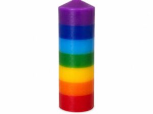 Velón 7 colores artesanal para armonización, equilibrio energético y crecimiento espiritual | La Botica Universal
