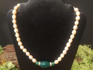 colar Perla de Río con aventurina(1)