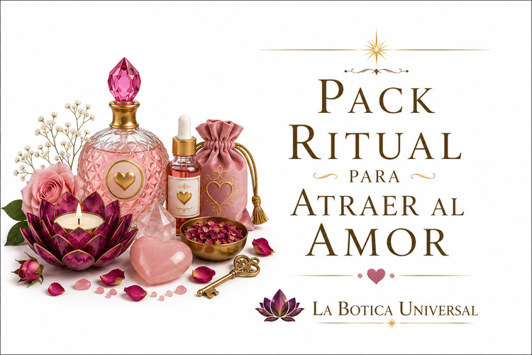 Pack ritual para atraer al amor y la armonía emocional | La Botica Universal