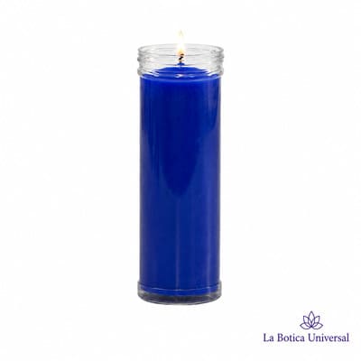 Velón ritual azul | La Botica Universal